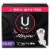 U by Kotex® AllNighter® Ultra Thin Extra Heavy Overnight Pads with Wings Perspective: front