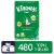 Kleenex Soothing Lotion Facial Tissues with Coconut Oil Aloe & Vitamin E Flat Box Perspective: front