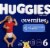 Huggies OverNites Baby Diapers, Size 6 (35+ lbs) Perspective: front