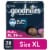 Goodnites Girls' Nighttime Bedwetting Underwear Size Extra Large (95-140 lbs) Perspective: front