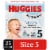 Huggies Snug & Dry Baby Diapers, Size 5 (27+ lbs) Perspective: front