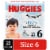 Huggies Snug & Dry Baby Diapers, Size 6 (35+ lbs) Perspective: front