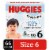 Huggies Snug & Dry Baby Diapers, Size 6 (35+ lbs) Perspective: front