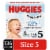 Huggies Snug & Dry Baby Diapers, Size 5 (27+ lbs) Perspective: front