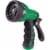 Dramm Heavy-Duty Metal 9-Pattern Spray Gun Nozzle - Green Perspective: front