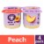 Light & Fit® Playful Peach Nonfat Yogurt Perspective: front