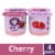 Light + Fit Nonfat Gluten-Free Cherry Yogurt Cup Perspective: front