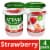 Activia Nonfat Probiotic Strawberry Yogurt Cup Perspective: front