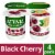 Activia Low Fat Probiotic Black Cherry Yogurt Cups Perspective: front
