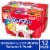 Danonino Strawberry, Strawberry Banana, and Peach  Kids Low Fat Yogurt Cups Perspective: front