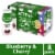 Activia Dailies Blueberry and Cherry Probiotic Low Fat Yogurt Drinks Perspective: front