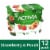Activia Peach and Strawberry Probiotic Low Fat Yogurt Cups Perspective: front