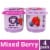 Light + Fit Nonfat Gluten-Free Mixed Berry Yogurt Cups Perspective: front