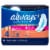 Always Ultra Thin Size 4 Overnight Pads with Wings Perspective: front