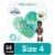 Pampers Pure Protection Baby Diapers Size 4 (22-37 lbs) Perspective: front