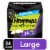 Ninjamas Nighttime Bedwetting Underwear Boys Large (64-95+ lbs) Perspective: front