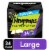 Ninjamas Nighttime Bedwetting Underwear Boys Large (64-95+ lbs) Perspective: front