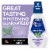 Crest Clean Mint 3DWhite Brilliance Alcohol Free Whitening Mouthwash Perspective: front