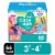 Pampers Easy Ups Training Pants Girls 3T-4T (30-40 lbs) Perspective: front