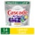 Cascade Platinum ActionPacs Lemon Scent Dishwasher Detergent Pods Perspective: front