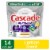 Cascade Platinum ActionPacs Lemon Scent Dishwasher Detergent Pods Perspective: front