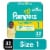 Pampers Swaddlers Newborn Diapers Size 1 Perspective: front