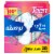 Always Radiant Teen Size 1 Regular Unscented Pads With Wings Perspective: front