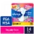 Always Radiant Teen Pads with FlexFoam Regular Absorbency Size 1 Unscented Perspective: front