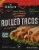 Starlite Cuisine Vegan Chipotle Style Flour Tortilla Rolled Tacos 6 Count Perspective: front