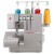 Singer 14HD854 120V Heavy Duty 2 to 4 Thread Stitch Serger Sewing Machine, Gray Perspective: front