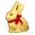 Lindt GOLD BUNNY Milk Chocolate Easter Candy Bunny Perspective: front