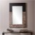 Southern Enterprises Wagars Mirror in Burnt Oak and Black Perspective: front