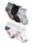 HANES-BOYS/MEN Toddler Ankle Socks TBCSA6 Assorted 4T/5T Perspective: front