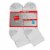 Hanes® Boys/Men's Ultimate Ankle Socks Perspective: front