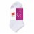Hanes® Ultimate Low Cut Girls Socks - Medium/White Perspective: front