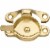 National Brass 7/8 In. Crescent Sash Lock N148684 Perspective: front