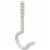 National 2-1/2 In. White Ceiling Hook (3-Pack) N274928 Perspective: front