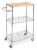 Whitmor Supreme Kitchen Cart - Chrome Perspective: front