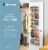 Whitmor Over-the-Door Shoe Bag Organizer - White Perspective: front