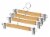 Whitmor Natural Wood Skirt Hangers Perspective: front