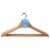 Whitmor Suit Hangers - Natural Wood Perspective: front