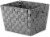 Whitmor Woven Storage Tote - Gray Perspective: front