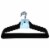 Whitmor Spacemaker Suit Hangers - Black Perspective: front