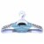 Whitmor Slim Sure-Grip® Plastic Hangers - White/Gray Perspective: front