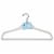 Whitmor Spacemaker Suit Hangers - Gray Perspective: front
