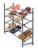 Whitmor 4-Tier Shoe Rack - Gunmetal Gray Perspective: front