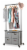 Whitmor 4-Drawer Garment Rack - Gunmetal Gray Perspective: front