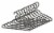 Whitmor Sure Grip Hangers - Gunmetal Gray Perspective: front