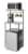 Whitmor Supreme Over-the-Fridge Shelf - Black Perspective: front