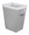 Whitmor Easycare Hamper & Laundry Bag - Gray/White Perspective: front
